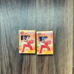 Marvel Iron Man Chalk Set - Red and Orange